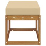 vidaXL Banc de Jardin Bois d'Acacia Massif Naturel