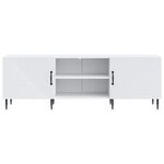 vidaXL Meuble TV Blanc 150 x 31 x 50 cm Bois d'ingénierie