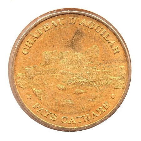 Mini médaille monnaie de paris 2009 - château d’aguilar