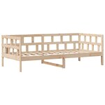 vidaXL Lit de jour avec tiroirs sans matelas 90x190 cm bois massif