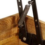 vidaXL Table basse Bois de manguier massif 110x55x35 cm