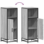 vidaXL Armoire de salle de bain sonoma gris 35x37 5x100 cm