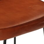 vidaXL Tabourets de bar lot de 2 marron foncé 41x29x62 cm