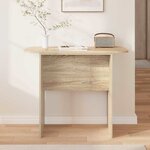 vidaXL Table console Chêne Sonoma 93 x 40 x 75 cm Bois d'ingénierie