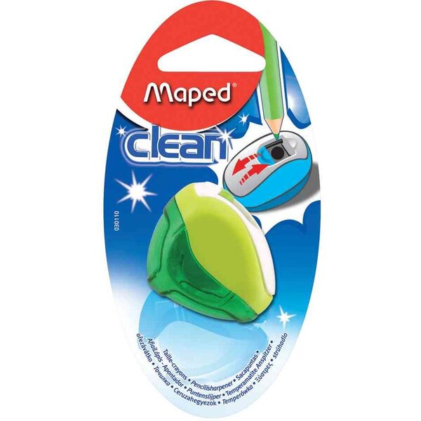 Taille crayon boîte Clean  couleurs assorties MAPED