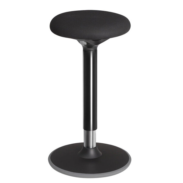 Tabouret dynamique tabouret assis debout siège de travail rotatif à 360° ergonomique hauteur réglable 50-70 cm sans assemblage noir 12_0001460