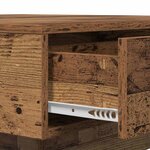 vidaXL Table basse Bois ancien 90 x 90 x 28 cm Bois d'ingénierie