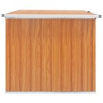 vidaXL Boîte de Rangement Extérieure Acier galvanisé 150 x 101 x 91 cm