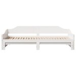 vidaXL Lit de jour et lit gigogne sans matelas 90x200 cm bois massif
