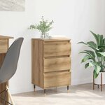 vidaXL Buffet chêne artisanal 35 x 40 x 70 cm Bois d'ingénierie