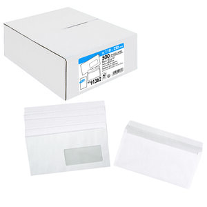 Enveloppes C6/C5 mécanisables 114x229 mm avec fenêtre