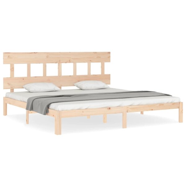 vidaXL Cadre de lit sans matelas 200x200 cm bois massif de pin