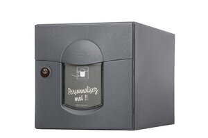 Boîte aux lettres Soléa  2 portes Gris anthracite aspect sablé REN 0206MS