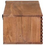 vidaXL Meuble TV avec stockage avec porte Naturel 105 x 30 x 22 5 cm