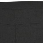 vidaXL Ensemble de canapés 3 Pièces avec coussins noir tissu