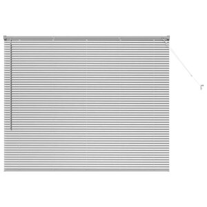 vidaXL Stores vénitiens Argenté 130 x 155 cm Aluminium