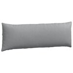 vidaXL Coussins de canapé 2 Pièces Gris clair 120 x 40 cm tissu