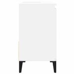 vidaXL Armoire de salle de bain blanc 65x33x60 cm bois d'ingénierie
