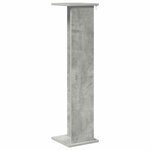 vidaXL Support de Plante 2 pièces Gris béton 25 x 25 5 x 100 5 cm