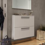 Germania armoire à chaussures gw-utah 100x19x85 cm cachemire