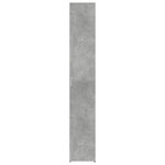 vidaXL Buffet haut gris béton 30x42 5x185 cm bois d'ingénierie