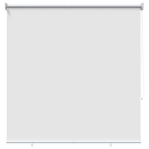 vidaXL Store enrouleur Protection UV Blanc 120 x 140 cm Polyester