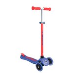 Trottinette 3 roues PRIMO PLUS LIGHTS NEON  Bleu - rouge