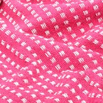 vidaXL Couverture coton à carrés 125x150 cm Rose