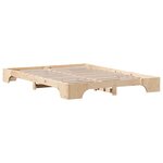 vidaXL Cadre de lit Pin massif 160 x 200 cm Bois massif en pin