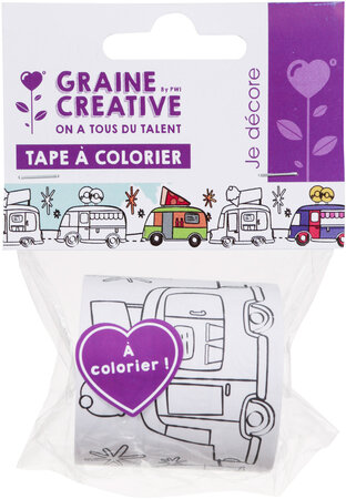 Tape A Colorier Camions Gourmands 46X5M