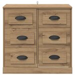 vidaXL Buffet Chêne artisanal 70 x 35 5 x 67 5 cm Bois d'ingénierie
