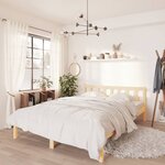 vidaXL Cadre de lit bois de pin massif 160x200 cm