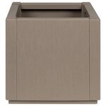 vidaXL Jardinière marron clair 36 x 36 x 35 cm en PP