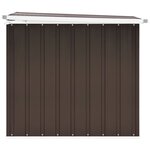 vidaXL Boîte de rangement de jardin Marron 149x99x93 cm