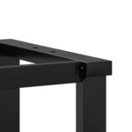 vidaXL Pieds de table basse cadre en O 140x30x43 cm fonte