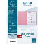 Paquet de 250 sous-chemises SUPER 60 - 22x31cm - Bulle x 5 EXACOMPTA