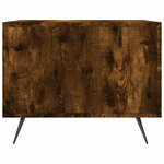 vidaXL Tables basses 2 Pièces chêne fumé 50x50x40 cm bois d'ingénierie