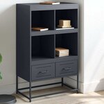 vidaXL Buffet haut anthracite 68x39x111 5 cm acier