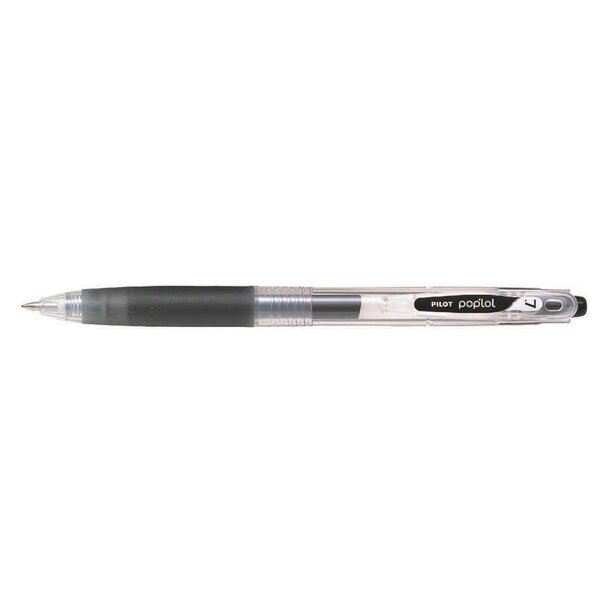 Roller Rétractable encre gel POP'LOL Pointe 0 7 Trait 0 4 mm Noir x 12 PILOT