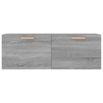 vidaXL Armoire murale Sonoma gris 100x36 5x35 cm Bois d'ingénierie