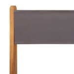 vidaXL Chaises de jardin pliantes lot de 6 tissu et bois massif