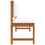 vidaXL Banc de jardin Marron 100 x 50 x 91cm Bois d'acacia massif