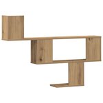vidaXL Étagère murale chêne artisanal 100x15x70 cm bois d'ingénierie