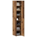 vidaXL Haut Armoire 2 Pièces Bois ancien 30 x 42 5 x 185 cm
