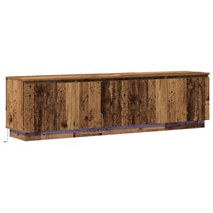 vidaXL Meuble TV Bois Ancien 180 x 38 x 49 cm Bois d'ingénierie