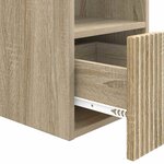 vidaXL Armoire de salle de bain Chêne Sonoma 30 x 35 x 50 cm