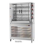 Rôtissoire professionnelle electrique - 24 poulets - féca -  -  1100x450x970mm