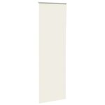 vidaXL Store enrouleur occultant blanc cassé 80x230cm largeur du tissu