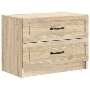 vidaXL Cabinet de chevet avec tiroir Chêne Sonoma 62 x 34 5 x 44 5 cm
