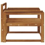 vidaXL Sofa de milieu extérieur Naturel